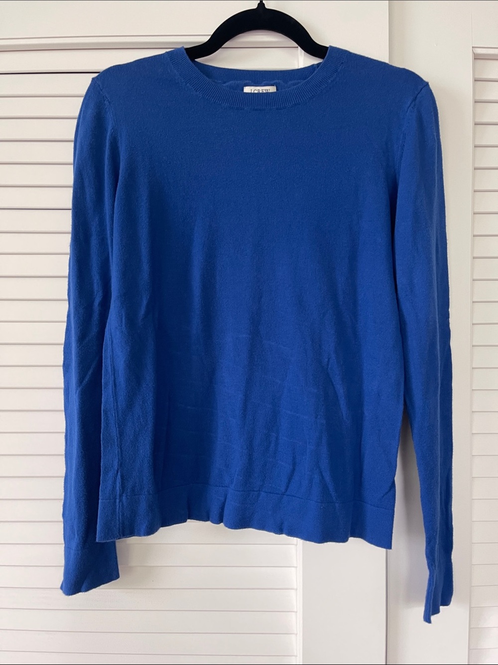 J. Crew Royal Blue Crewneck Sweater